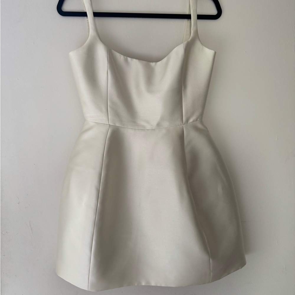 De La Vali Lola Ivory Mini Dress
